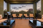 Perfect for alfresco dining with red rock views
